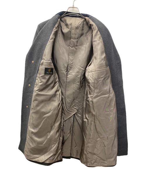Hepworths（ヘップワース）Hepworths (ヘップワース) フライフロントコート グレー サイズ:SIZE ONEの古着・服飾アイテム