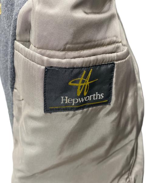 Hepworths（ヘップワース）Hepworths (ヘップワース) フライフロントコート グレー サイズ:SIZE ONEの古着・服飾アイテム