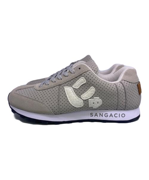 via SANGACIO（ヴィア・サンガチオ）via SANGACIO (ヴィア・サンガチオ) ローカットスニーカー グレー サイズ:24.5cmの古着・服飾アイテム