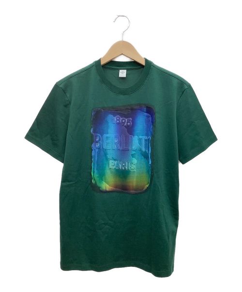 Berluti（ベルルッティ）Berluti (ベルルッティ) プリントTシャツ グリーン サイズ:XSの古着・服飾アイテム