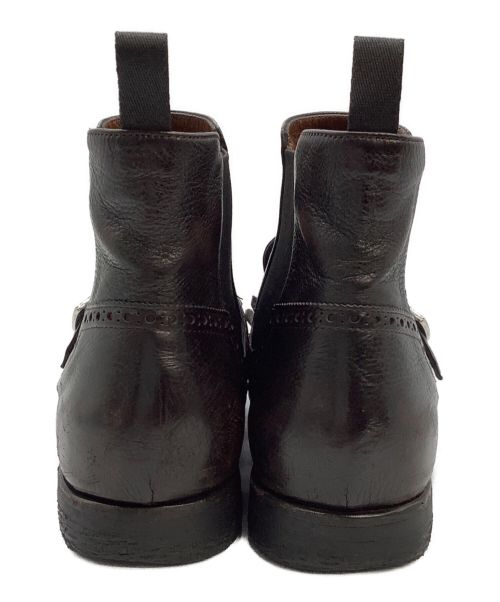 CHURCH'S（チャーチ）CHURCH'S (チャーチ) SHANGHAI サイドゴアストラップブーツ ブラウン サイズ:滲みにより不明の古着・服飾アイテム