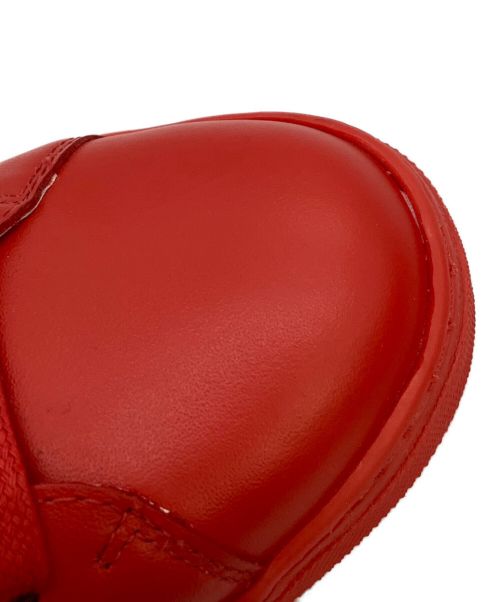 COACH（コーチ）COACH (コーチ) レザースニーカー レッド サイズ:CN 255の古着・服飾アイテム