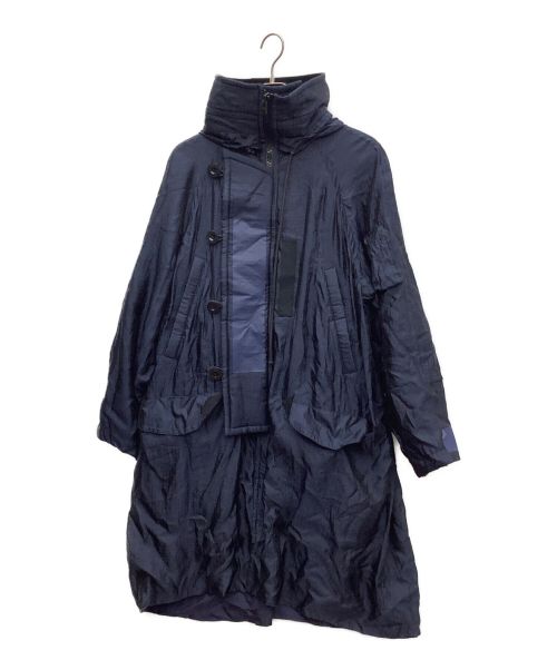 sacai（サカイ）sacai (サカイ) デザインコート ネイビー サイズ:1の古着・服飾アイテム