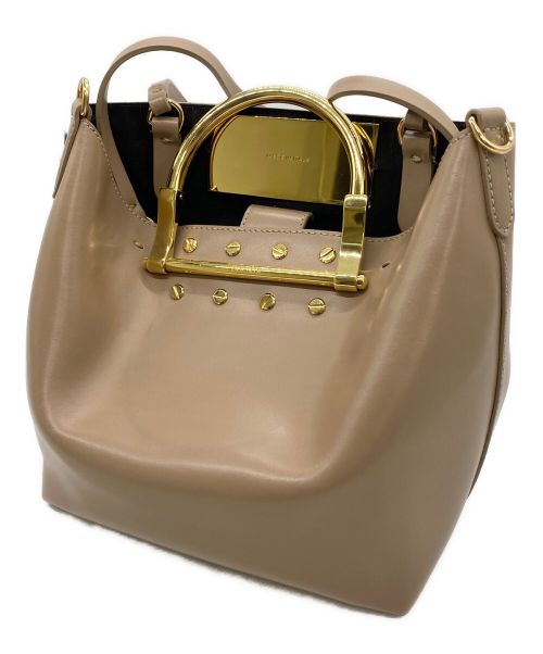 ZANCHETTI（ザンケッティー）ZANCHETTI (ザンケッティー) 2WAYバッグ ベージュの古着・服飾アイテム