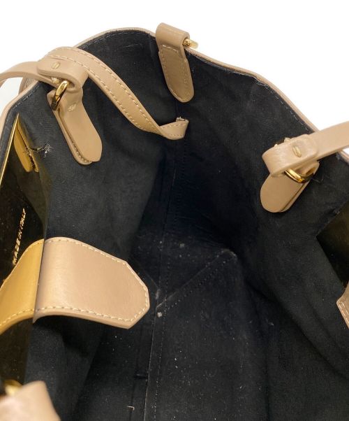 ZANCHETTI（ザンケッティー）ZANCHETTI (ザンケッティー) 2WAYバッグ ベージュの古着・服飾アイテム