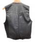 HARLEY-DAVIDSON (ハーレーダビッドソン) レザーベスト ブラック サイズ:M：8800円