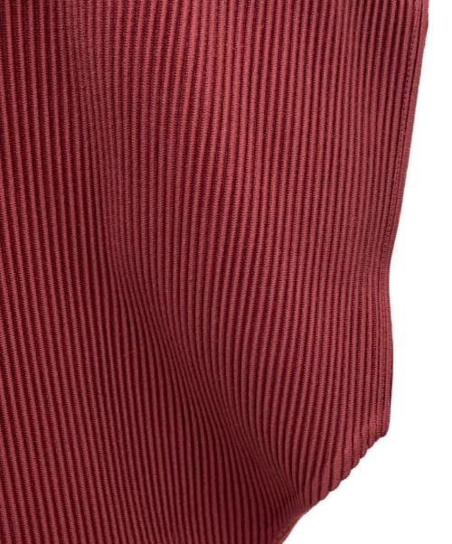 PLEATS PLEASE（プリーツプリーズ）PLEATS PLEASE (プリーツプリーズ) プリーツカットソー レッド サイズ:3の古着・服飾アイテム