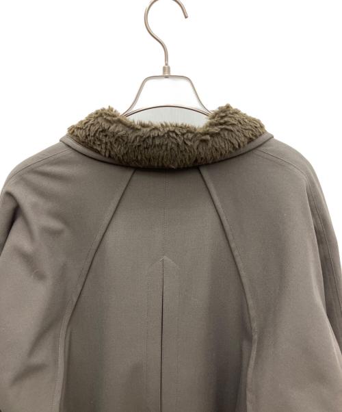 CLANE（クラネ）CLANE (クラネ) 2WAYリバーシブル袖キルティングロングボアコート グレー サイズ:2の古着・服飾アイテム