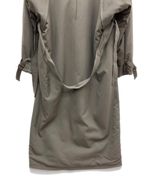 CLANE（クラネ）CLANE (クラネ) 2WAYリバーシブル袖キルティングロングボアコート グレー サイズ:2の古着・服飾アイテム