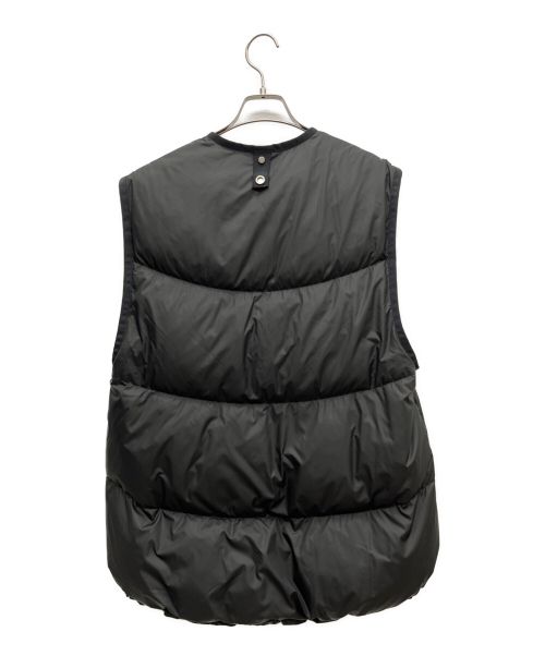 UN3D.（アンスリード）UN3D. (アンスリード) レイヤードダウンジャケット ブラック サイズ:38の古着・服飾アイテム