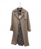 theoryセオリー）の古着「WRAP TRENCH LAMB MELTON2」｜ブラウン
