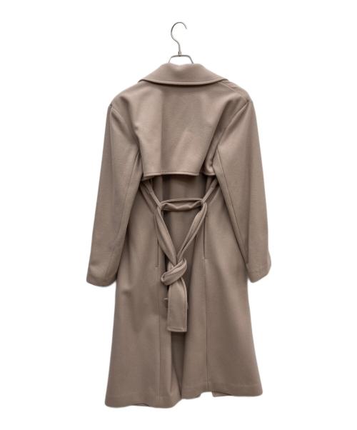 theory（セオリー）theory (セオリー) WRAP TRENCH LAMB MELTON2 ブラウン サイズ:S 未使用品の古着・服飾アイテム