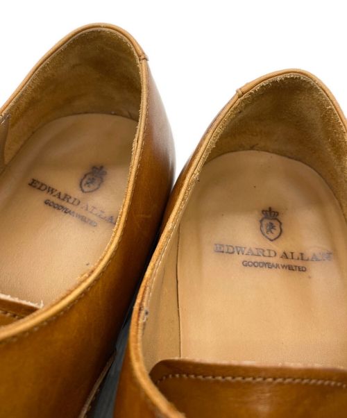 EDWARD ALLAN（エドワードアレン）EDWARD ALLAN (エドワードアレン) 9971 ストレートチップシューズ ブラウン サイズ:41の古着・服飾アイテム