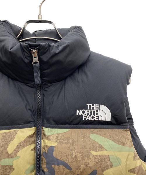 THE NORTH FACE（ザ ノース フェイス）THE NORTH FACE (ザ ノース フェイス) ノベルティーヌプシベスト カーキ サイズ:Sの古着・服飾アイテム