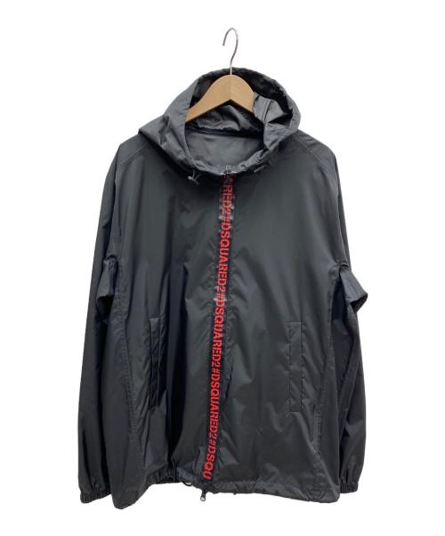 DSQUARED2（ディースクエアード）DSQUARED2 (ディースクエアード) ナイロンジャケット ブラック サイズ:48の古着・服飾アイテム