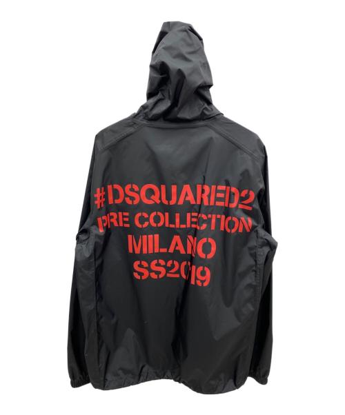 DSQUARED2（ディースクエアード）DSQUARED2 (ディースクエアード) ナイロンジャケット ブラック サイズ:48の古着・服飾アイテム
