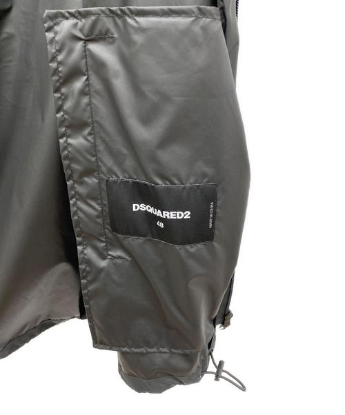 DSQUARED2（ディースクエアード）DSQUARED2 (ディースクエアード) ナイロンジャケット ブラック サイズ:48の古着・服飾アイテム