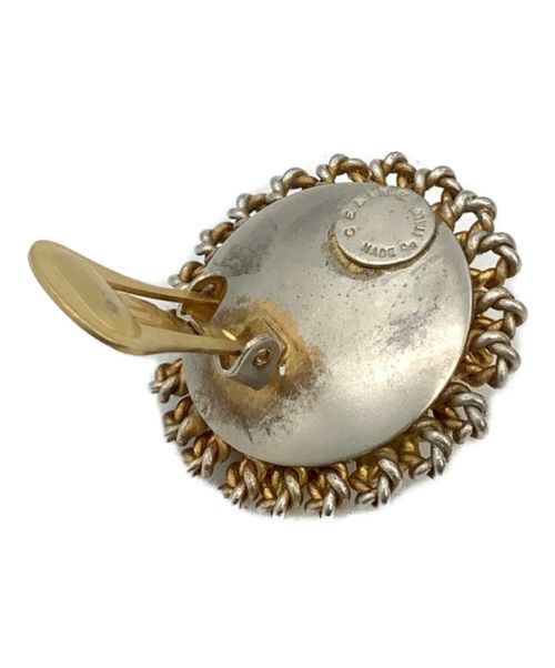 CELINE（セリーヌ）CELINE (セリーヌ) イヤリング(ペア) ゴールドの古着・服飾アイテム