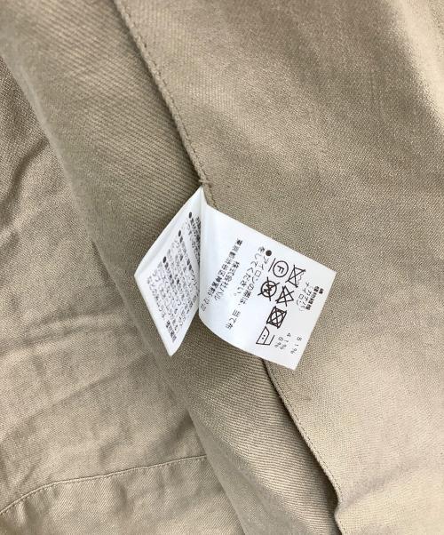 GALLARDA GALANTE（ガリャルダガランテ）GALLARDA GALANTE (ガリャルダガランテ) サルティコットンカナパダブルチェストコート ベージュ サイズ:Freeの古着・服飾アイテム