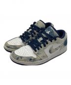 NIKEナイキ）の古着「AIR JORDAN1 LOW」｜ホワイト×ネイビー
