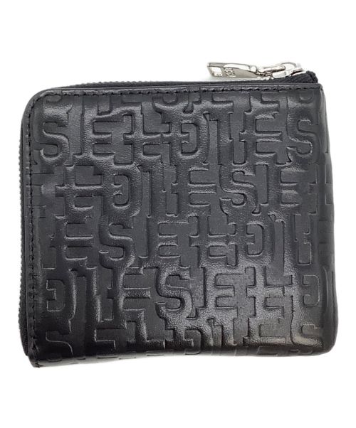 DIESEL（ディーゼル）DIESEL (ディーゼル) 2つ折り財布 ブラックの古着・服飾アイテム