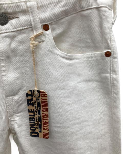 DOUBLE RL (RRL)（ダブルアールエル）DOUBLE RL (RRL) (ダブルアールエル) スキニーデニムパンツ ホワイト サイズ:25の古着・服飾アイテム