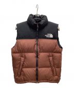 THE NORTH FACEザ ノース フェイス）の古着「ヌプシベスト」｜ブラウン×ブラック