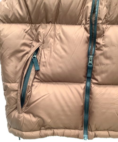 THE NORTH FACE（ザ ノース フェイス）THE NORTH FACE (ザ ノース フェイス) ヌプシベスト ブラウン×ブラック サイズ:Sの古着・服飾アイテム