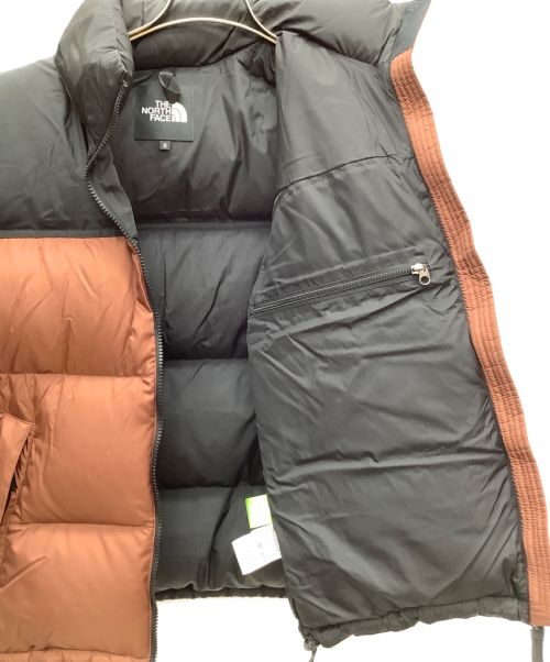 THE NORTH FACE（ザ ノース フェイス）THE NORTH FACE (ザ ノース フェイス) ヌプシベスト ブラウン×ブラック サイズ:Sの古着・服飾アイテム