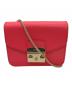FURLA（フルラ）の古着「メトロポリス ミニ チェーンショルダーバッグ」｜ショッキングピンク