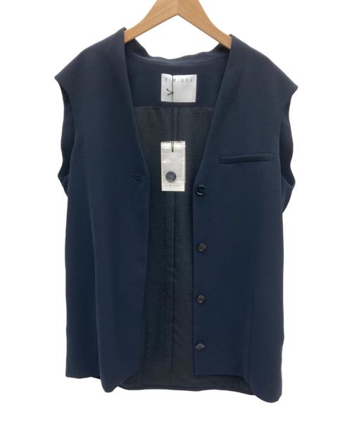 RIM.ARK（リムアーク）RIM.ARK (リムアーク) cocoon vest ブラック サイズ:Free 未使用品の古着・服飾アイテム