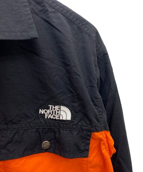 THE NORTH FACE（ザ ノース フェイス）THE NORTH FACE (ザ ノース フェイス) ロングスリーブヌプシシャツ ブラック×オレンジ サイズ:Sの古着・服飾アイテム