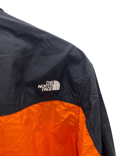 THE NORTH FACE（ザ ノース フェイス）THE NORTH FACE (ザ ノース フェイス) ロングスリーブヌプシシャツ ブラック×オレンジ サイズ:Sの古着・服飾アイテム