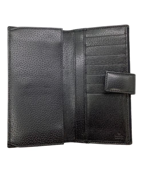 GUCCI（グッチ）GUCCI (グッチ) 長財布 ブラックの古着・服飾アイテム