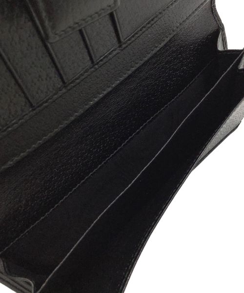 GUCCI（グッチ）GUCCI (グッチ) 長財布 ブラックの古着・服飾アイテム