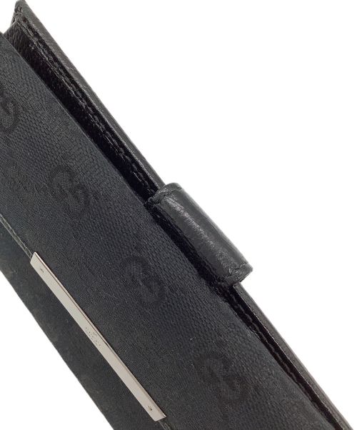 GUCCI（グッチ）GUCCI (グッチ) 長財布 ブラックの古着・服飾アイテム