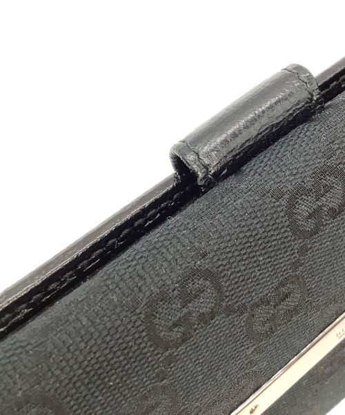 GUCCI（グッチ）GUCCI (グッチ) 長財布 ブラックの古着・服飾アイテム