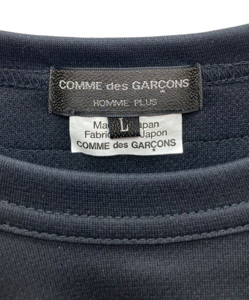 COMME des GARCONS HOMME PLUS（コムデギャルソンオムプリュス）COMME des GARCONS HOMME PLUS (コムデギャルソンオムプリュス) ピエロカラーカットソー ブラック サイズ:Lの古着・服飾アイテム
