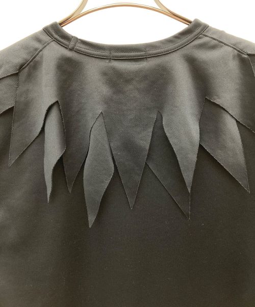 COMME des GARCONS HOMME PLUS（コムデギャルソンオムプリュス）COMME des GARCONS HOMME PLUS (コムデギャルソンオムプリュス) ピエロカラーカットソー ブラック サイズ:Lの古着・服飾アイテム