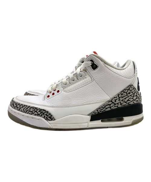 NIKE（ナイキ）NIKE (ナイキ) AIR JORDAN 3 RETRO Free Throw Line White Cement ホワイト サイズ:28 cmの古着・服飾アイテム