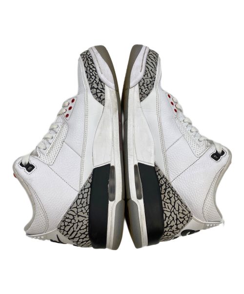NIKE（ナイキ）NIKE (ナイキ) AIR JORDAN 3 RETRO Free Throw Line White Cement ホワイト サイズ:28 cmの古着・服飾アイテム
