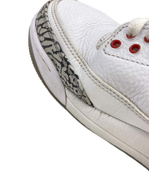 NIKE（ナイキ）NIKE (ナイキ) AIR JORDAN 3 RETRO Free Throw Line White Cement ホワイト サイズ:28 cmの古着・服飾アイテム