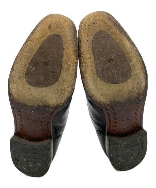 SCOTCH GRAIN（スコッチグレイン）SCOTCH GRAIN (スコッチグレイン) ASSURANCE セミブローグシューズ ブラック サイズ:25 1/2の古着・服飾アイテム