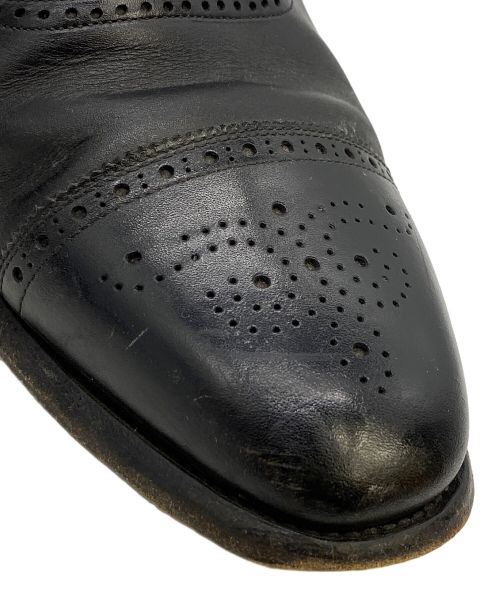 SCOTCH GRAIN（スコッチグレイン）SCOTCH GRAIN (スコッチグレイン) ASSURANCE セミブローグシューズ ブラック サイズ:25 1/2の古着・服飾アイテム