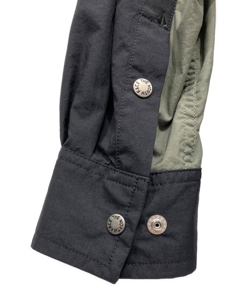 THE NORTH FACE（ザ ノース フェイス）THE NORTH FACE (ザ ノース フェイス) ロングスリーブヌプシシャツ オリーブ×ブラック サイズ:Lの古着・服飾アイテム
