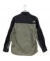 THE NORTH FACE (ザ ノース フェイス) ロングスリーブヌプシシャツ オリーブ×ブラック サイズ:L：7000円