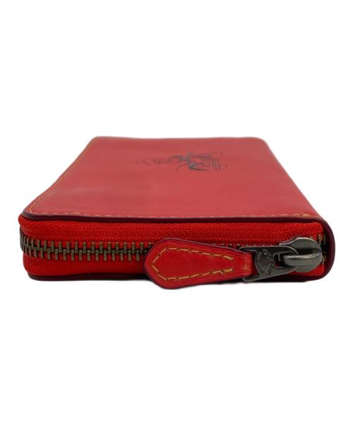 COACH（コーチ）COACH (コーチ) DISNEY (ディズニー) コラボ長財布 レッドの古着・服飾アイテム