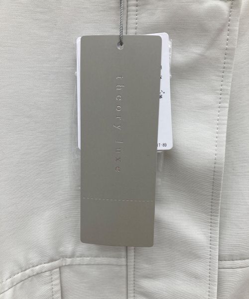 theory luxe（セオリーリュクス）theory luxe (セオリーリュクス) ノーカラージャケット ライトグレー サイズ:40 未使用品の古着・服飾アイテム