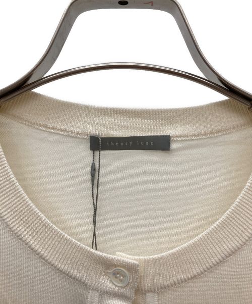theory luxe（セオリーリュクス）theory luxe (セオリーリュクス) 薄手カーディガン アイボリー サイズ:42 未使用品の古着・服飾アイテム