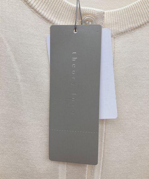 theory luxe（セオリーリュクス）theory luxe (セオリーリュクス) 薄手カーディガン アイボリー サイズ:42 未使用品の古着・服飾アイテム